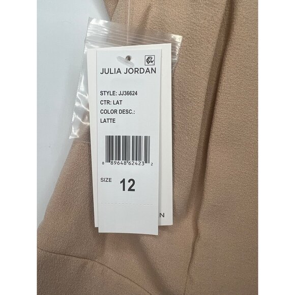 Julia Jordan Women's Twist Neck Halter Jumpsuit with Pockets Wide-Leg - Picture 4 of 12